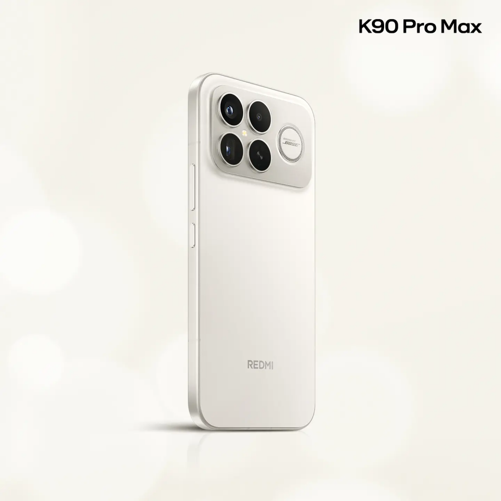 小米REDMI K90 Pro Max外观全公开,后置BOSE小喇叭