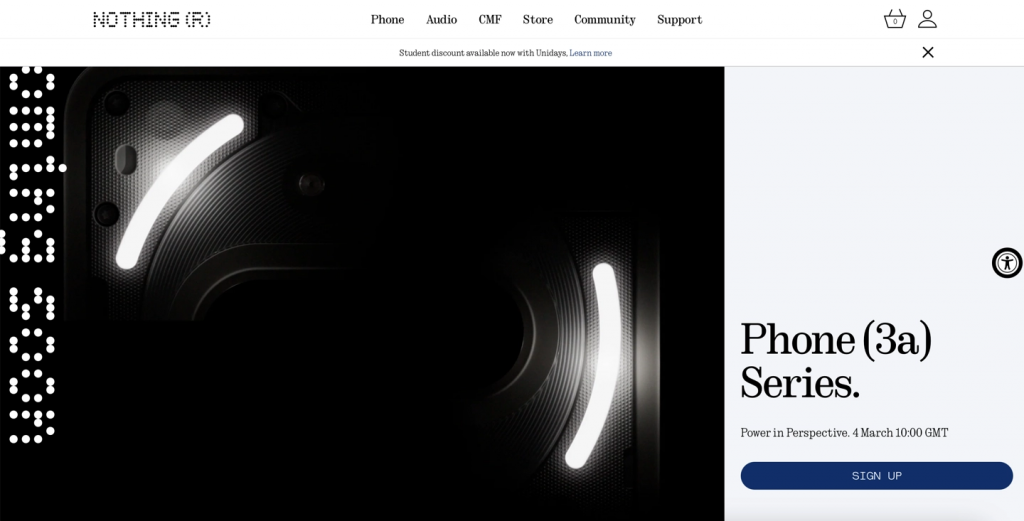 Nothing Phone (3a) 系列「神秘按钮」,快速唤醒 AI 或自定义