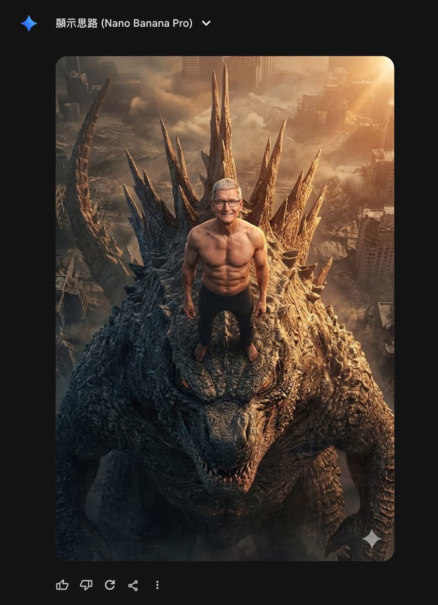 Gemini哥斯拉海报风格生成怎么用 2