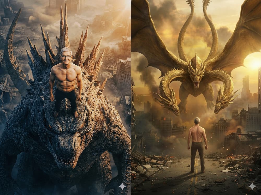 Gemini哥斯拉海报风格生成怎么用 3